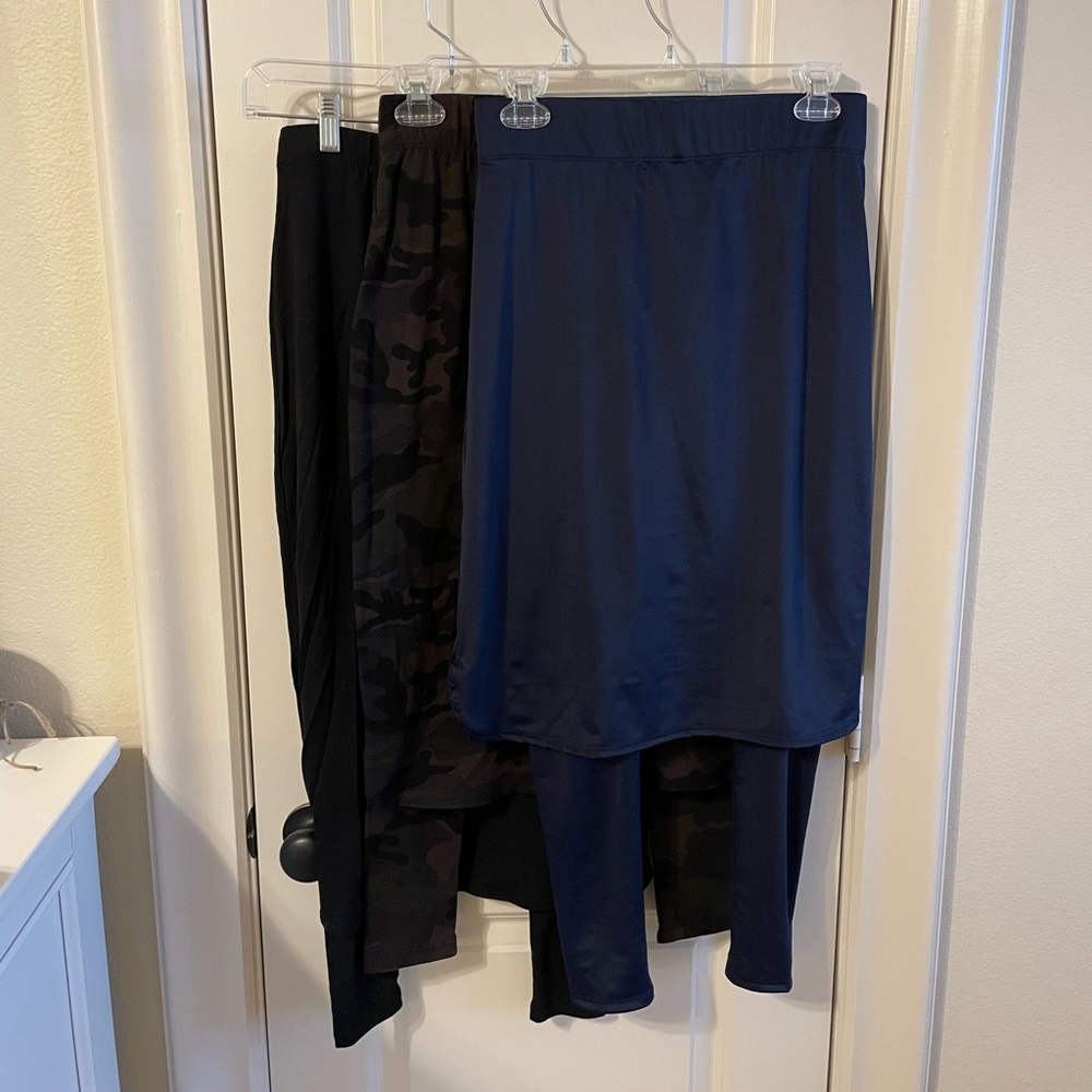 3 Kamp Klotz Midi Athletic Skirts - All size small